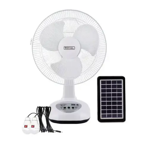 [RA12RSL] VENTILADOR RECARGABLE SOLAR 12" ROYAL